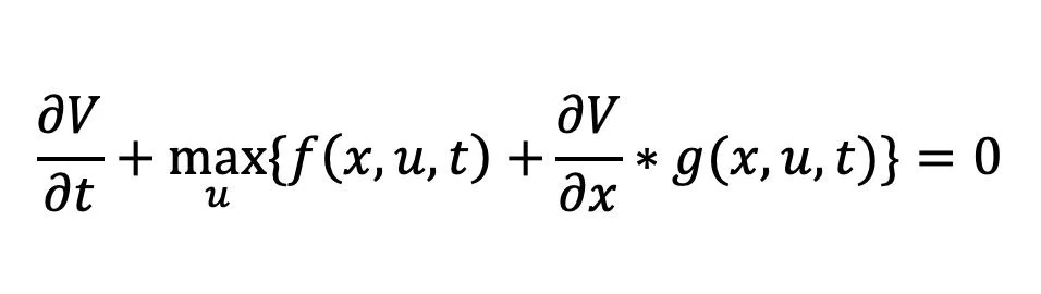 The Hamilton-Jacobi-Bellman equation